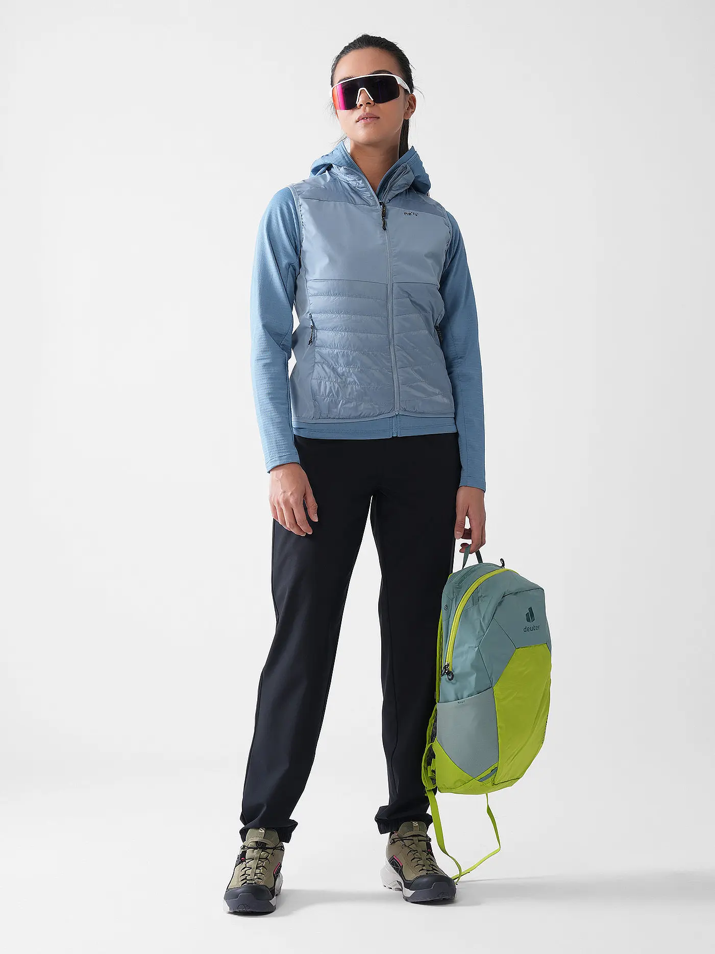MERU | Damen Hybridweste Jauja | hellblau
